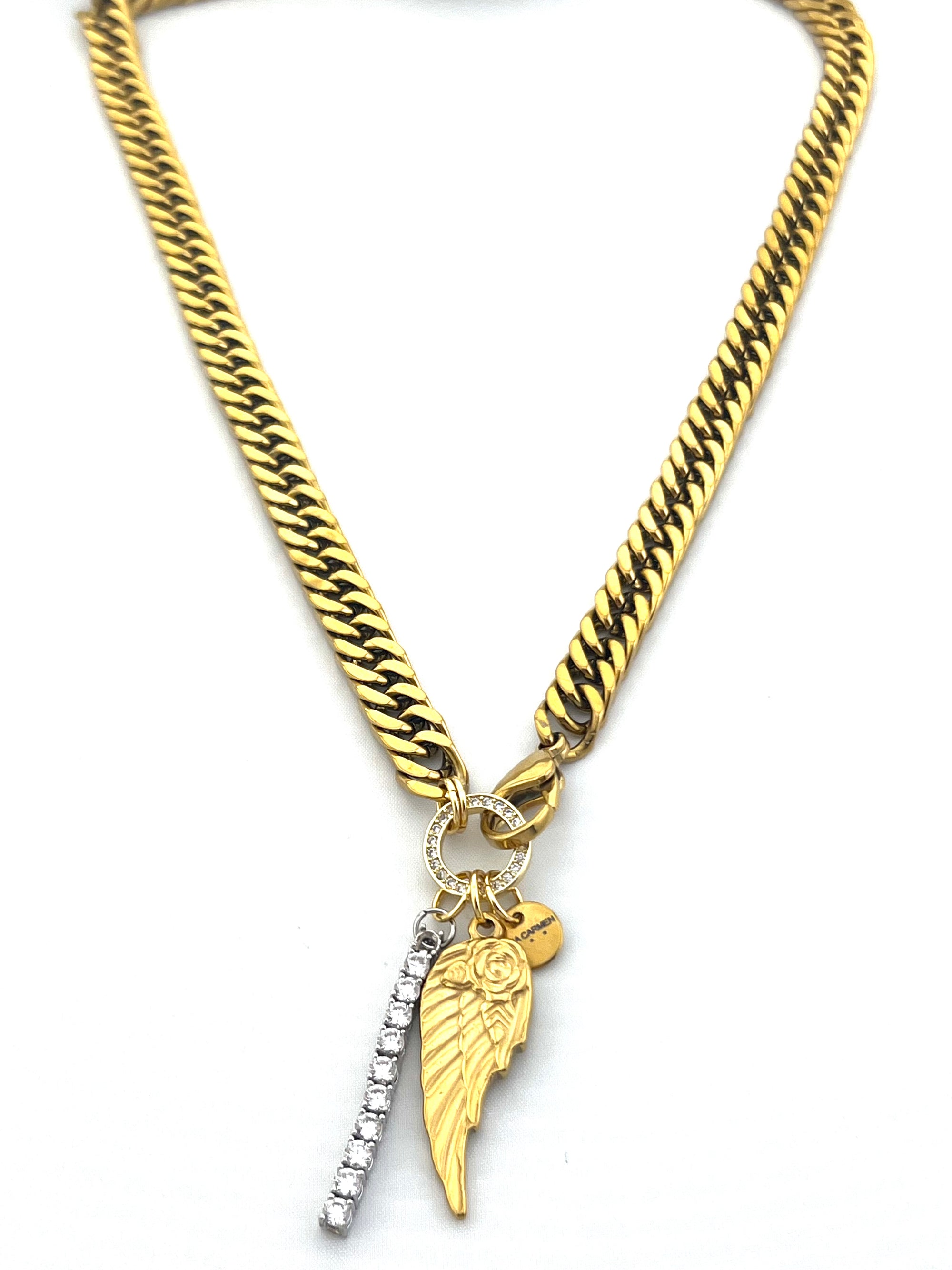 DIAMOND WING NECKLACE 36-49