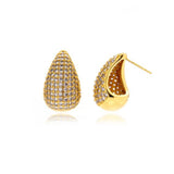 DIAMOND TEAR DROP EARRING  E-04